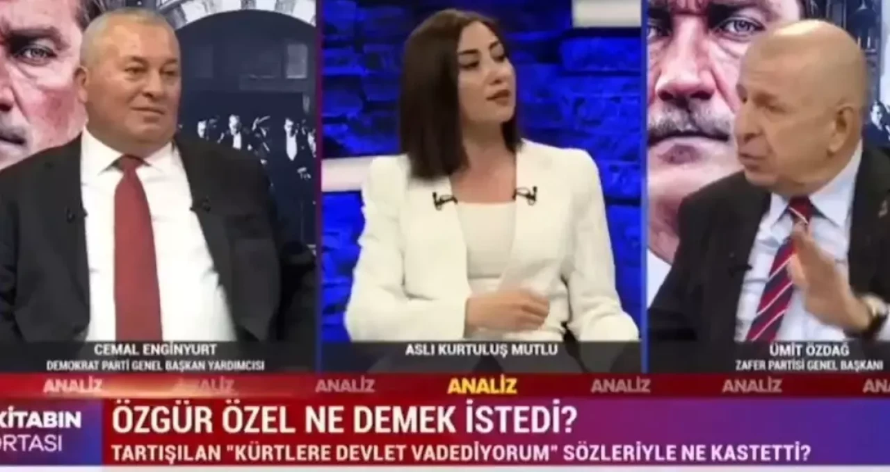 Ümit Özdağ o ismin yayına katılacağını duyunca stüdyoyu terk etti
