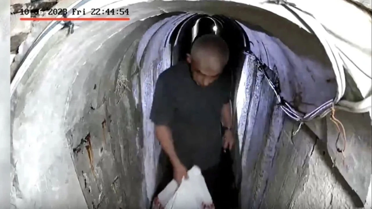 Yahya Sinvar'ın öldürülmeden önce ailesiyle kaldığı tünel ortaya çıktı!