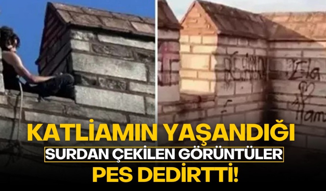 Katliamın yaşandığı surda çekilen görüntü pes dedirtti!