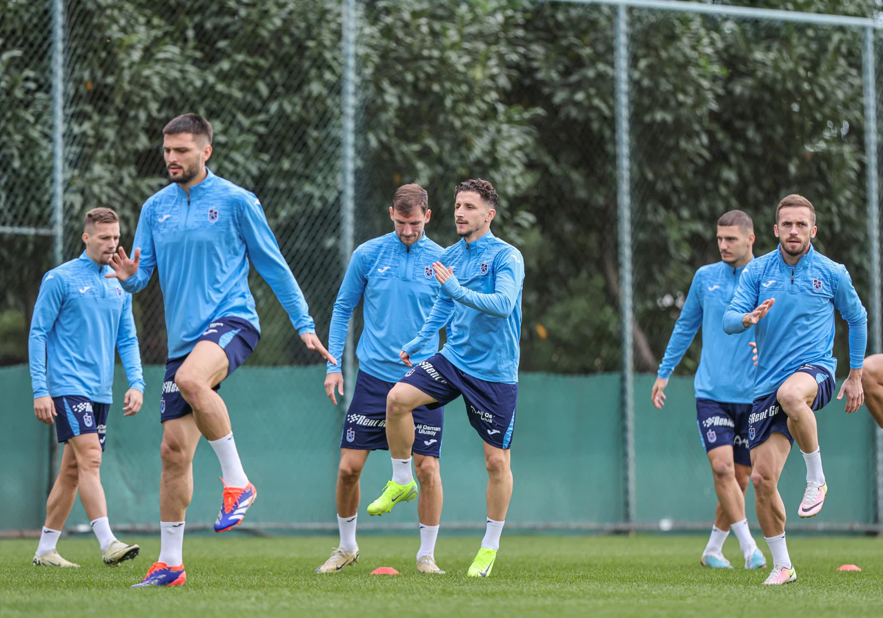 Trabzonspor Göztepe maçı için hazırlıklarını tamamladı