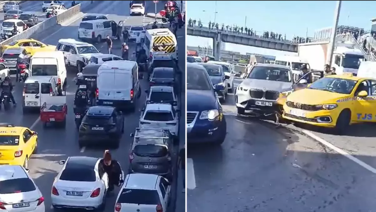 İstanbul'da pikapla araçlara çarparak kaçtı: 3 yaralı!