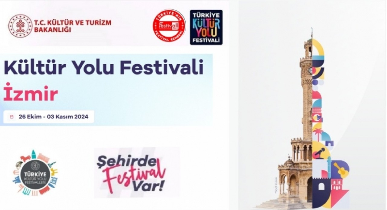 İzmir’de 15. Türkiye Kültür Yolu Festivali Başlıyor!