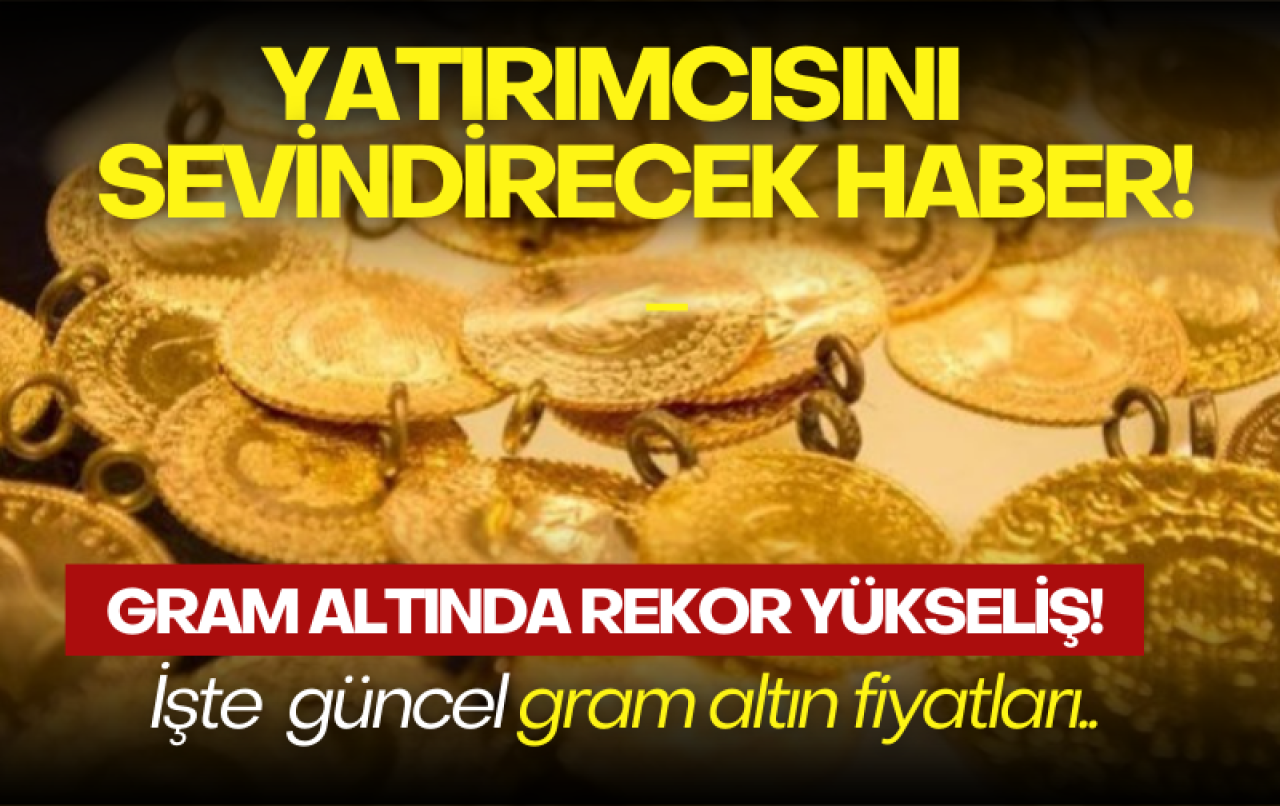 Altın fiyatlarındaki rekor yükseliş devam ediyor