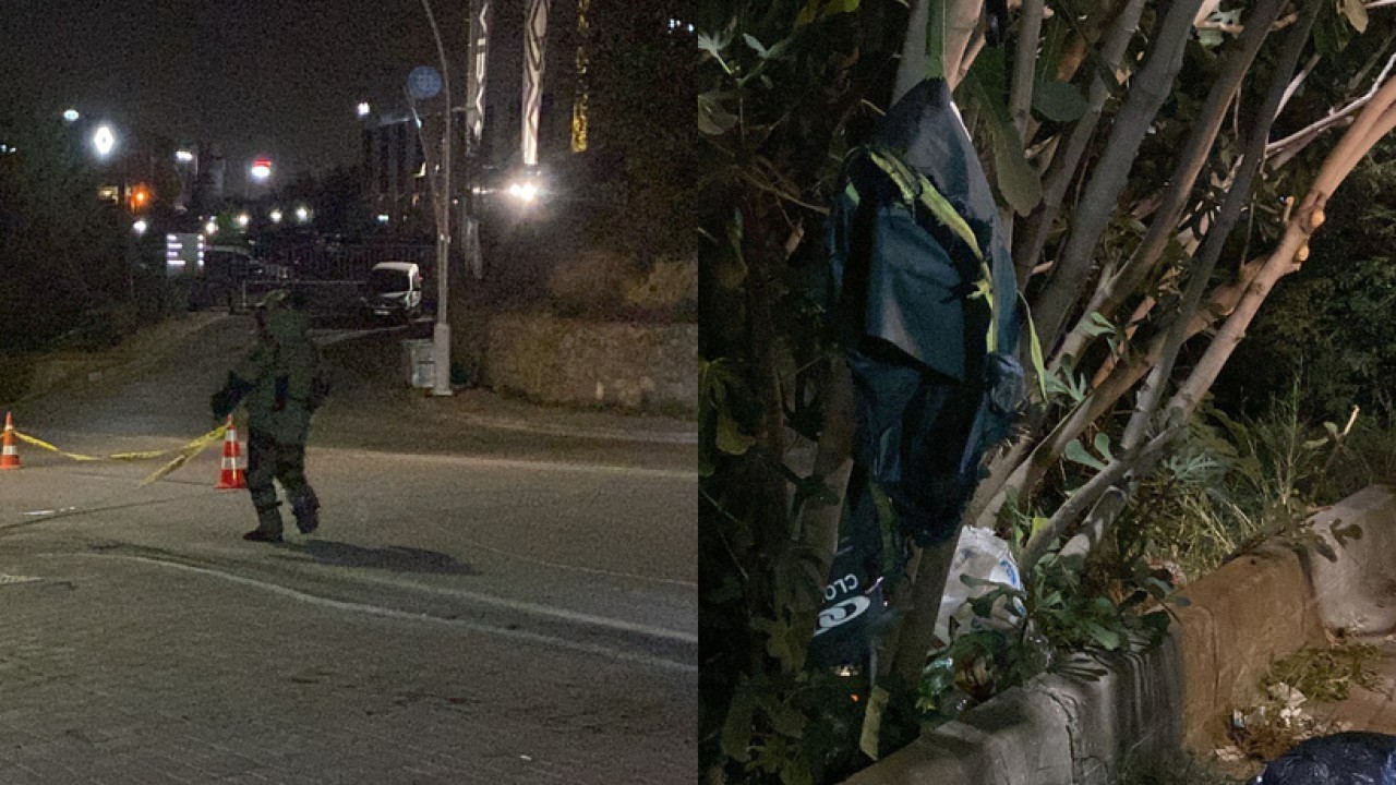 Ağaca asılı şüpheli paket panik yarattı! İçinden çıkan şaşırttı!