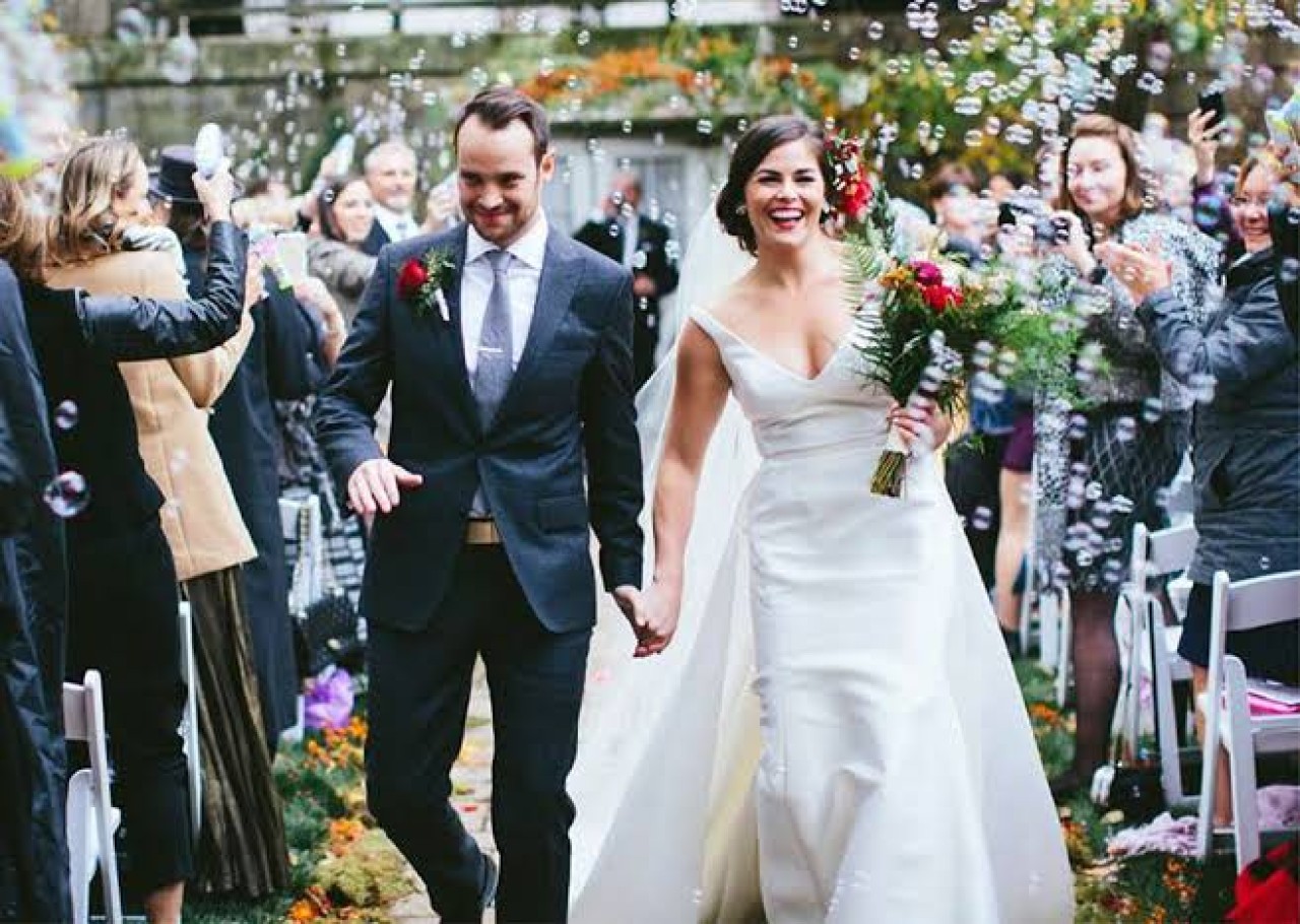 ABD'li gelin,  Türk geleneklerine uygun düğünle evlendi