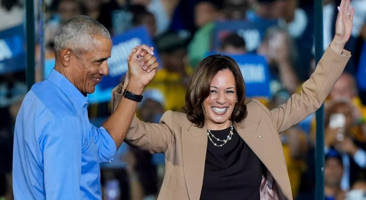 Kamala Harris ve Barack Obama siyahi seçmenleri hedef aldı