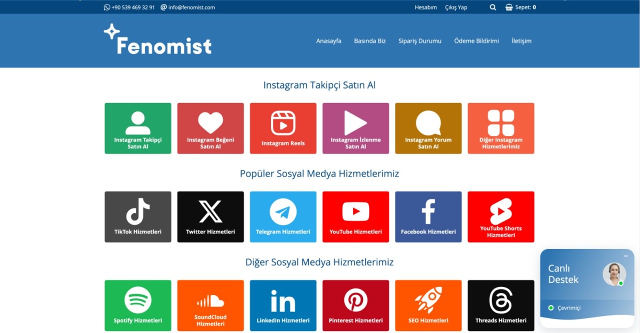 Instatakipci.com Artık Fenomist.com Oldu! (2024)