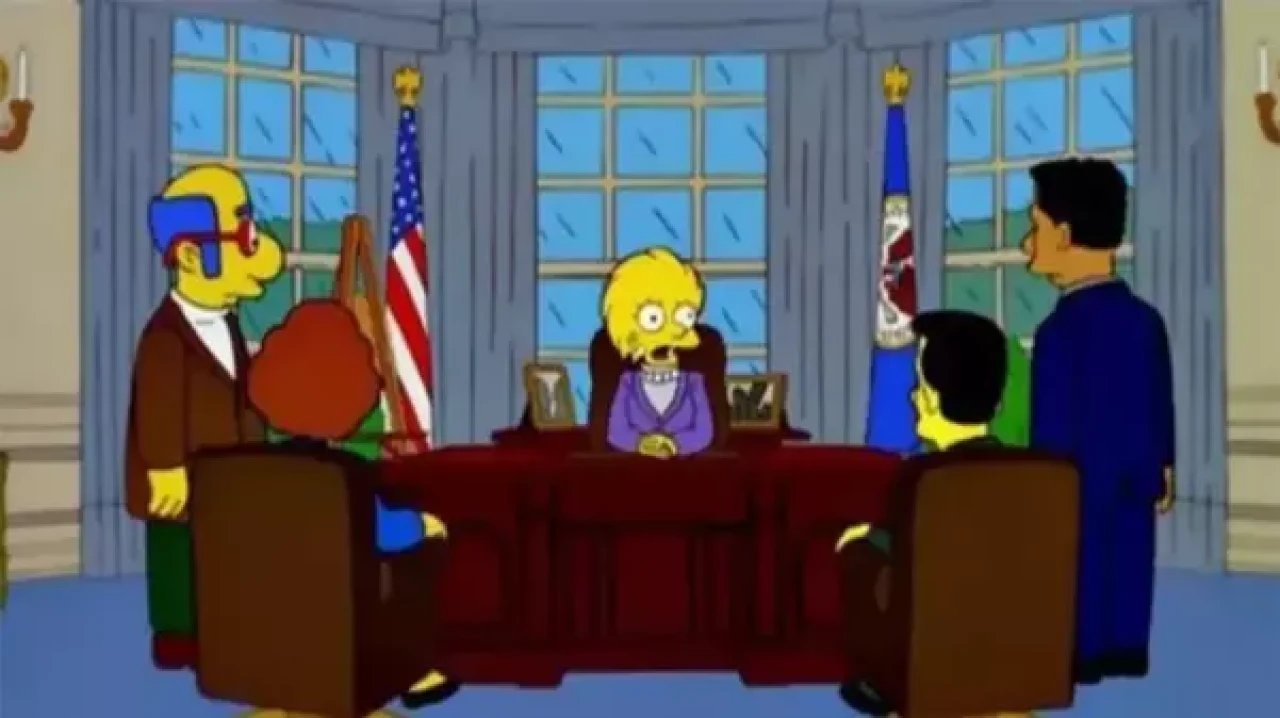 The Simpsons,  ABD seçimleri için bir kehanet daha mı gerçekleştirecek?