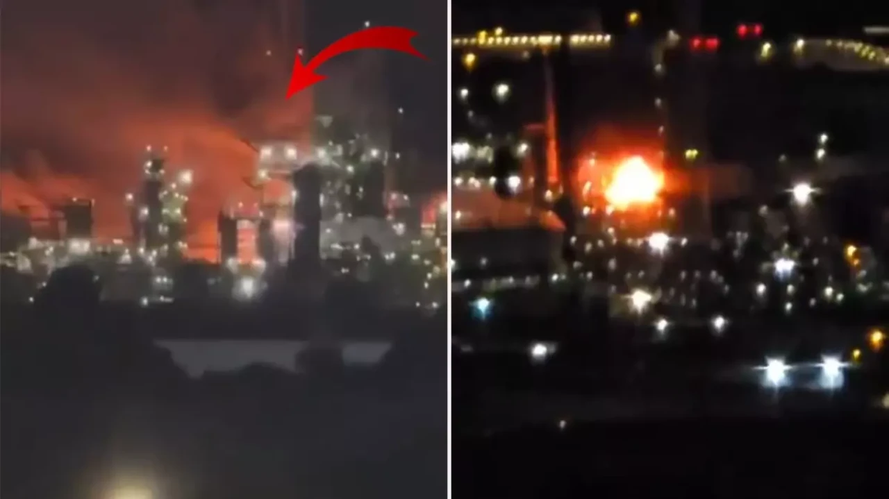 İzmir Aliağa'da Tüpraş Rafinerisi'nde patlama!