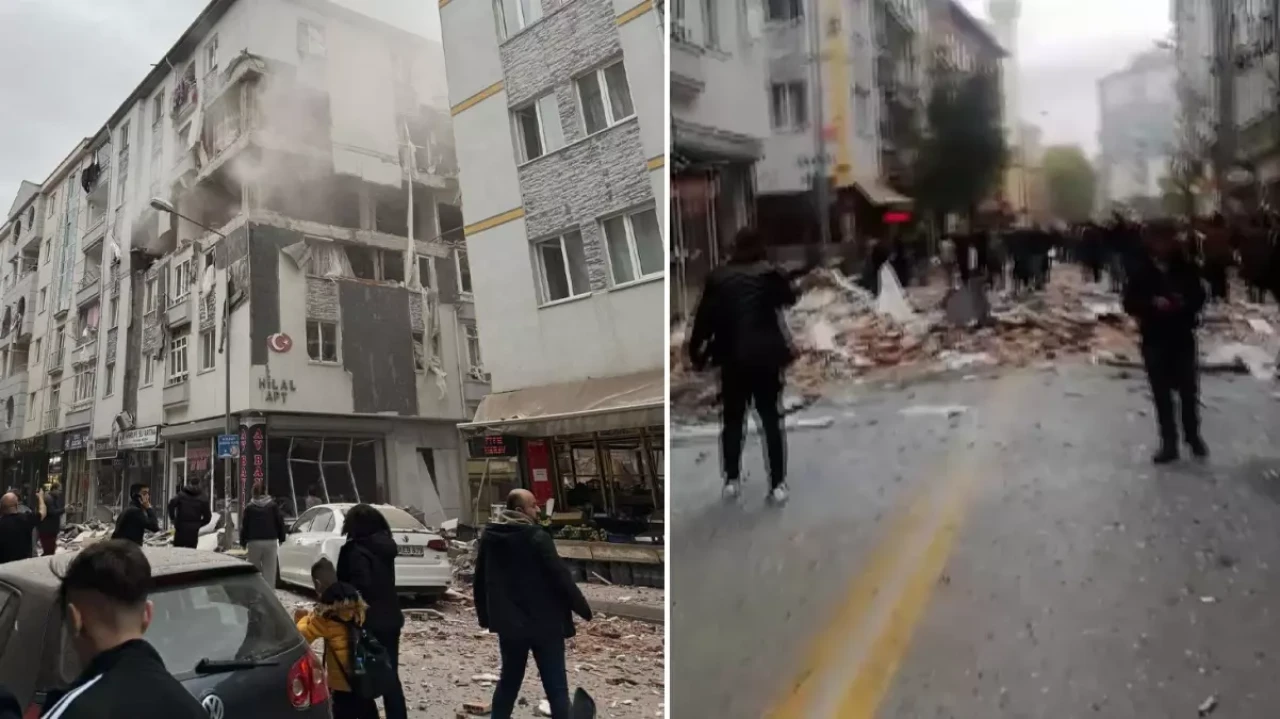 Çorum'da doğal gaz patlaması!  1 ölü 16 yaralı