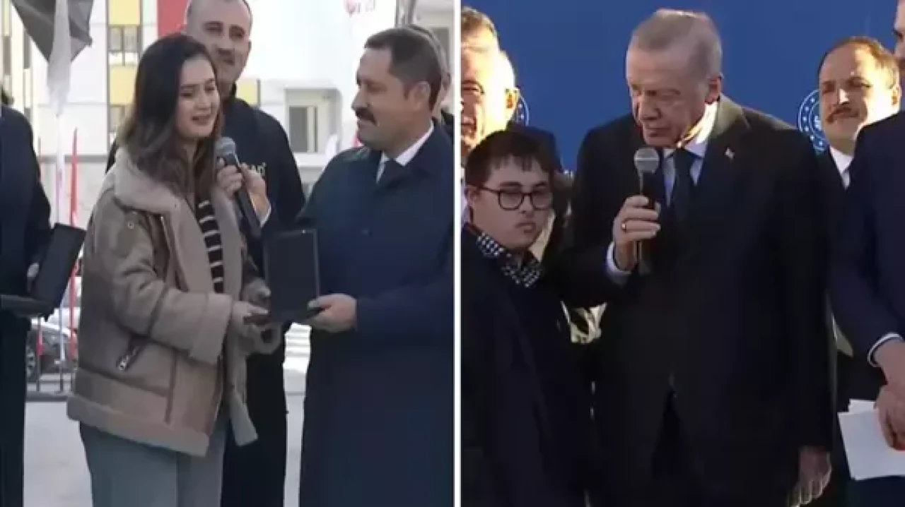 Cumhurbaşkanı Erdoğan'la depremzede aile  arasında gülümseten "Çocuk" diyaloğu!