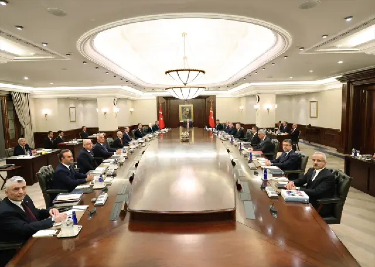 9 yıl sonra ilk:  Cumhurbaşkanlığı Kabinesi Çankaya Köşkü'nde toplandı!
