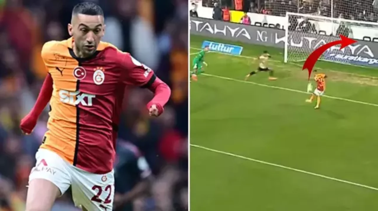 Ziyech’in kaçırdığı gol gündem oldu: "Babaannem bile atardı"