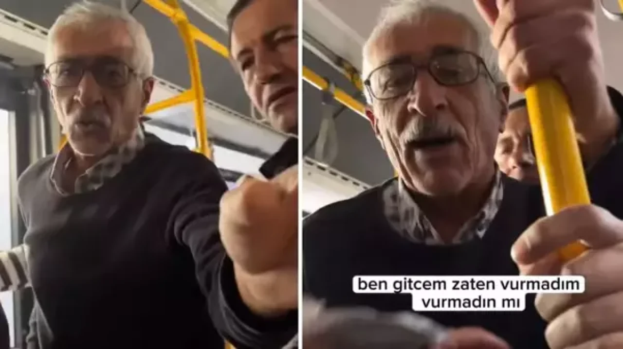Yaşlılara yer vermesini istedi,  aldığı cevap sonrası genç kadını tokatladı