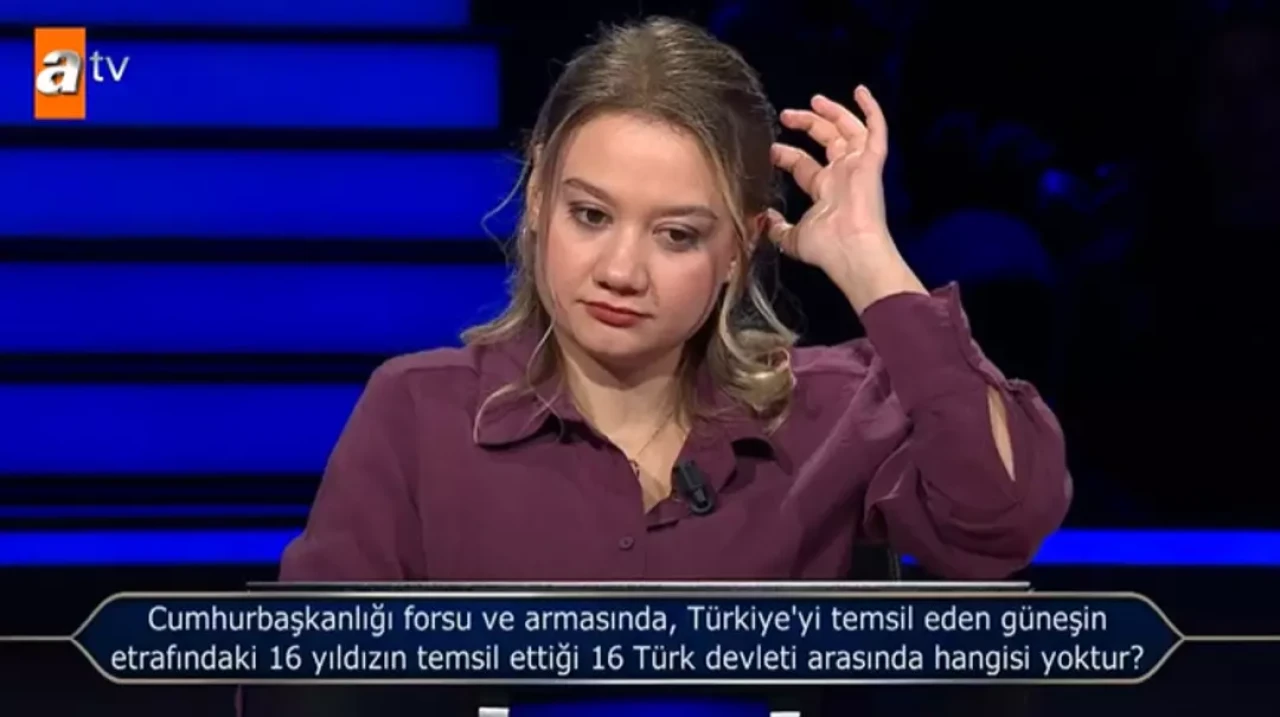 1 Milyonluk soru açıldı! Yarışmacı soruyu görünce bakın ne yaptı