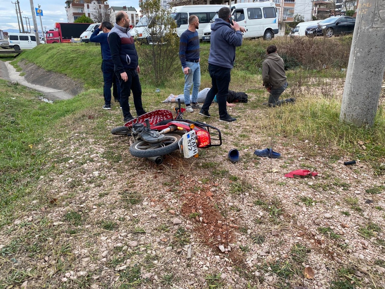 Ordu Fatsa’da motosiklet kazası!