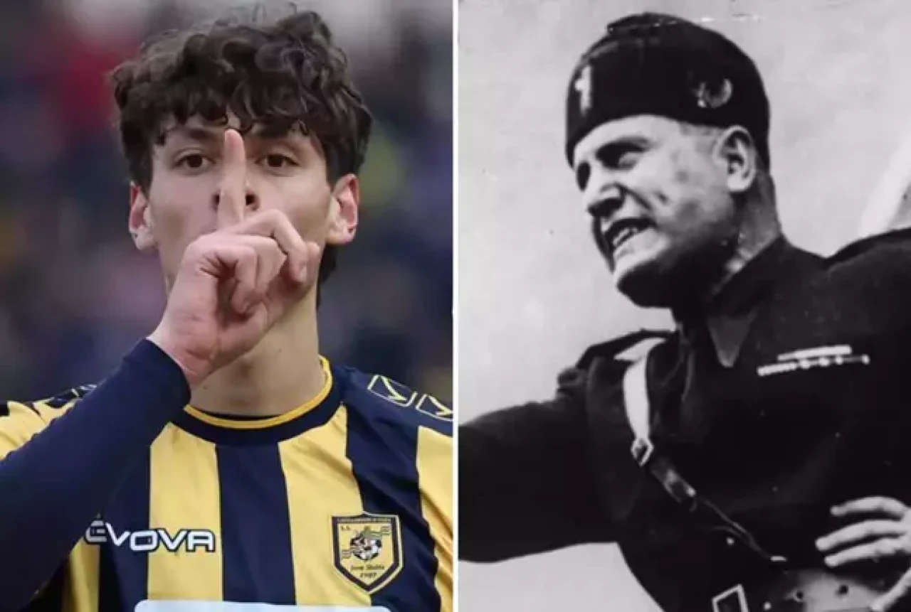 Mussolini'nin futbolcu torunu İtalya'yı karıştırdı!