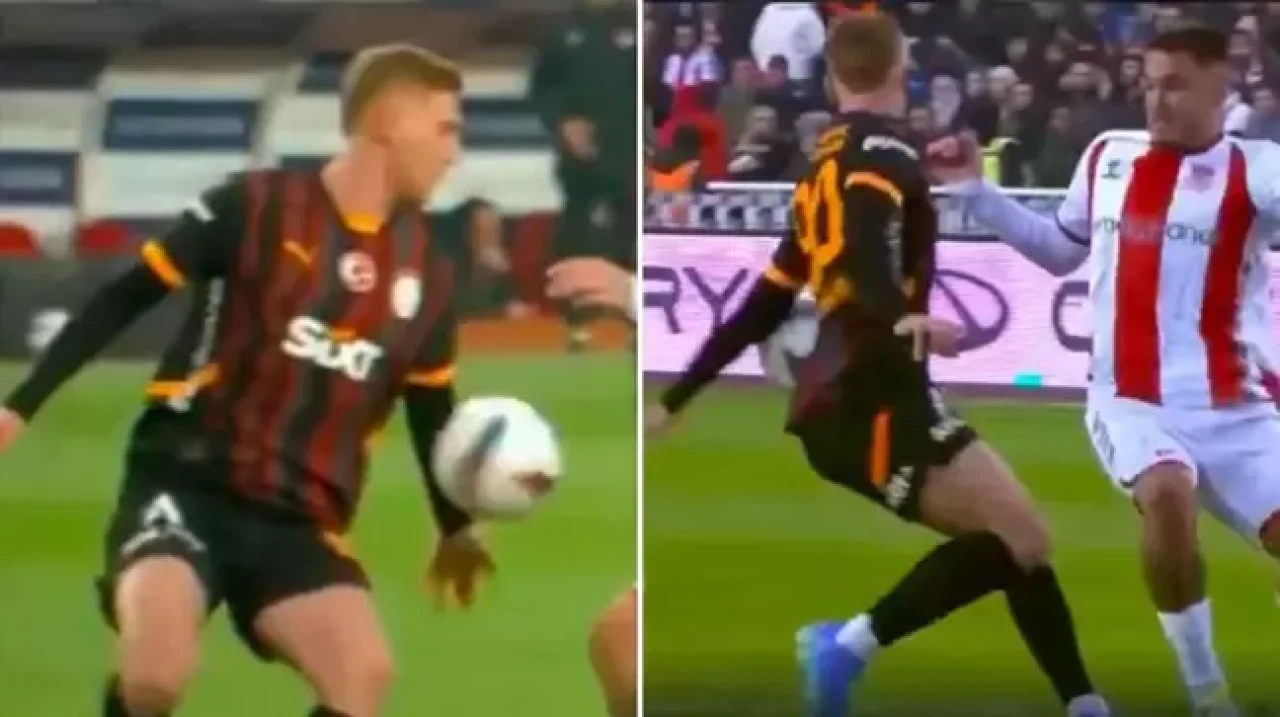 Herkes bu pozisyonu konuşuyor! Galatasaray 10 kişi kaldı