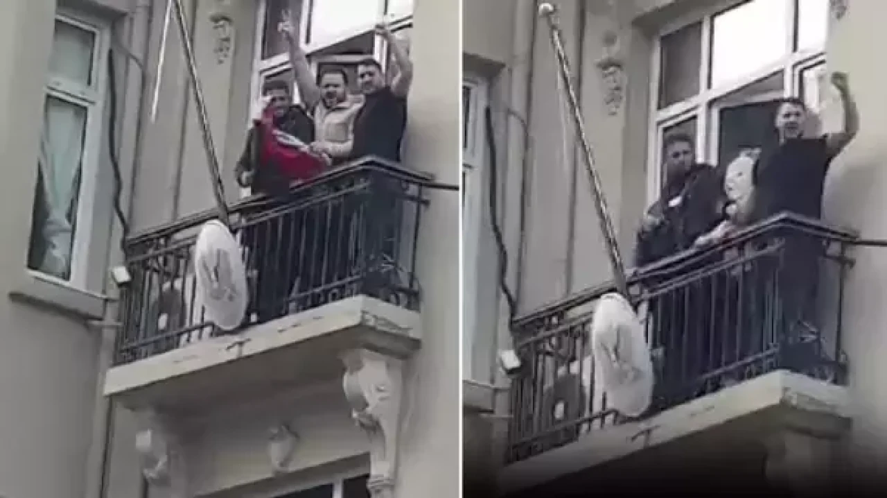 İstanbul’da Suriye Konsolosluğu’nda Suriye bayrağı değiştirildi!