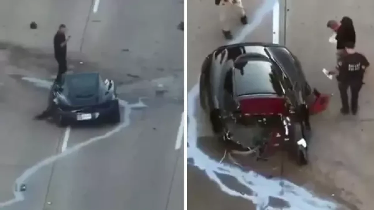 McLaren ortadan ikiye ayrıldı,  2 ölü!