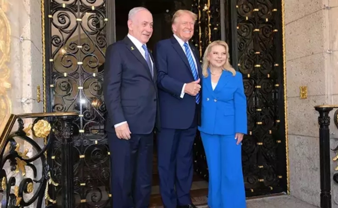 Sara Netanyahu ve Trump Gazze'deki İsrailli esirler için bir araya geldi