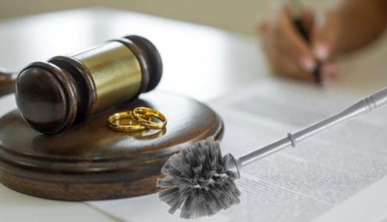 Boşanmalarına tuvalet fırçası engeli! Paylaşmak için anlaşamadılar