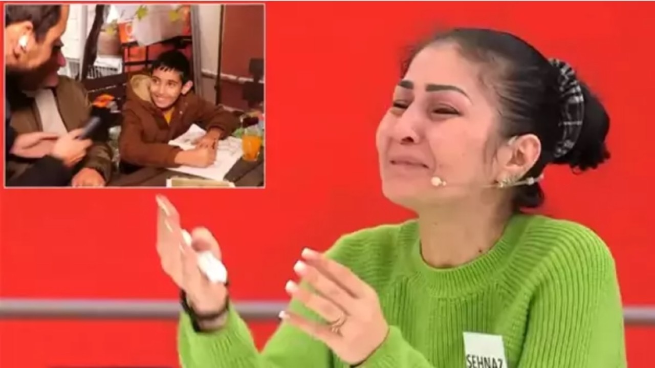 Sokak sokak aranan kayıp çocuk,  canlı yayında bulundu