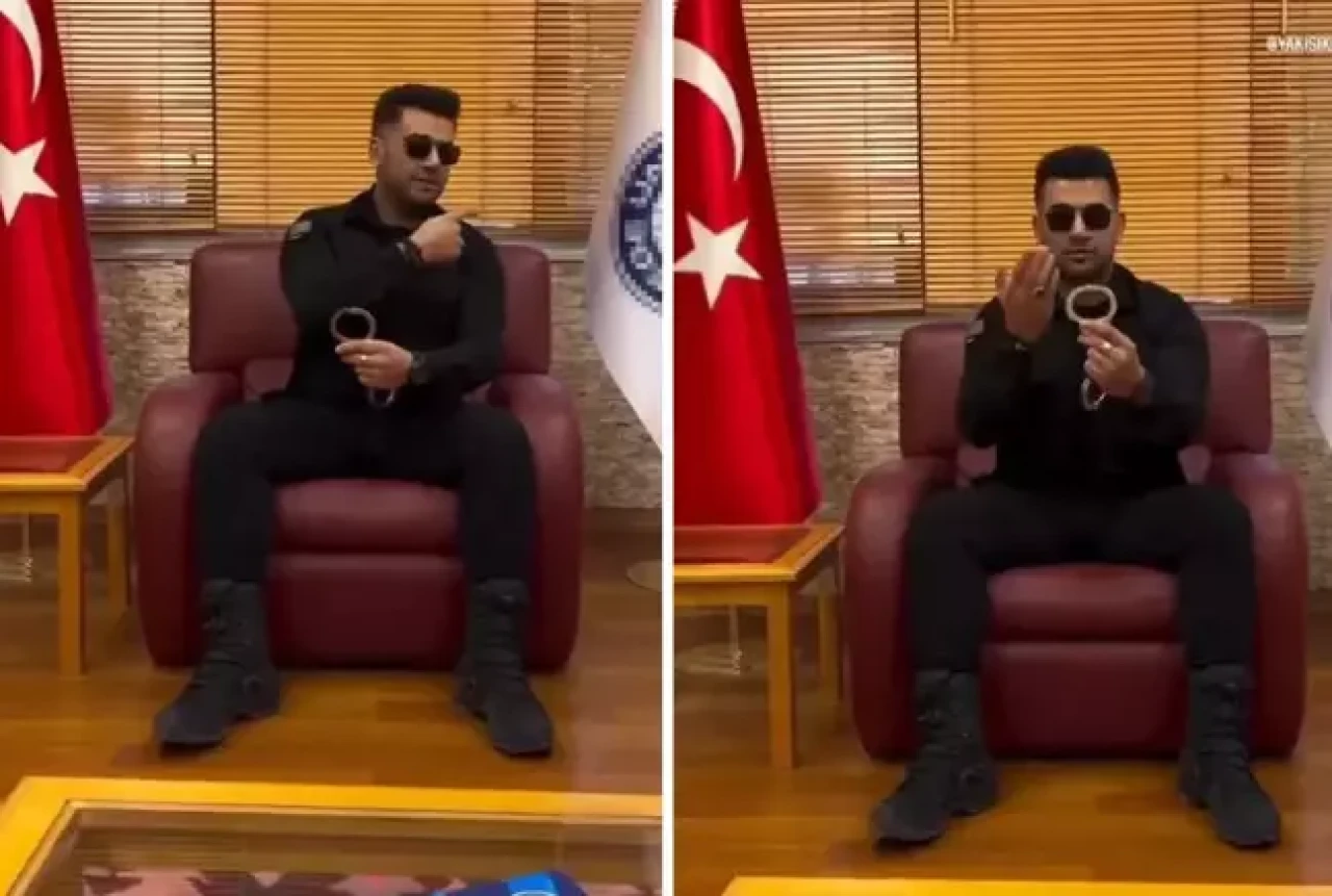 Tiktok ile ünlenen 'Yakışıklı Güvenlik'in video çektiği makam tepki topladı