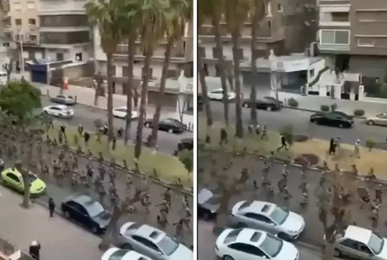 Yeni Suriye Ordusu Şam’da yürüyüş düzenledi!