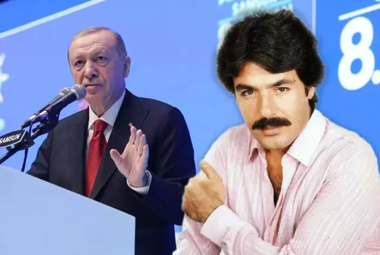 Erdoğan,  Ferdi Tayfur'un şarkısıyla sahneye çıktı! İşte o şarkı
