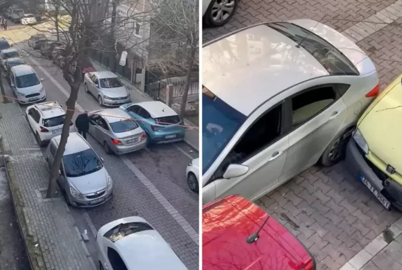 Ehliyetsiz sürücü ortalığı birbirine kattı: 8 araca çarptı!