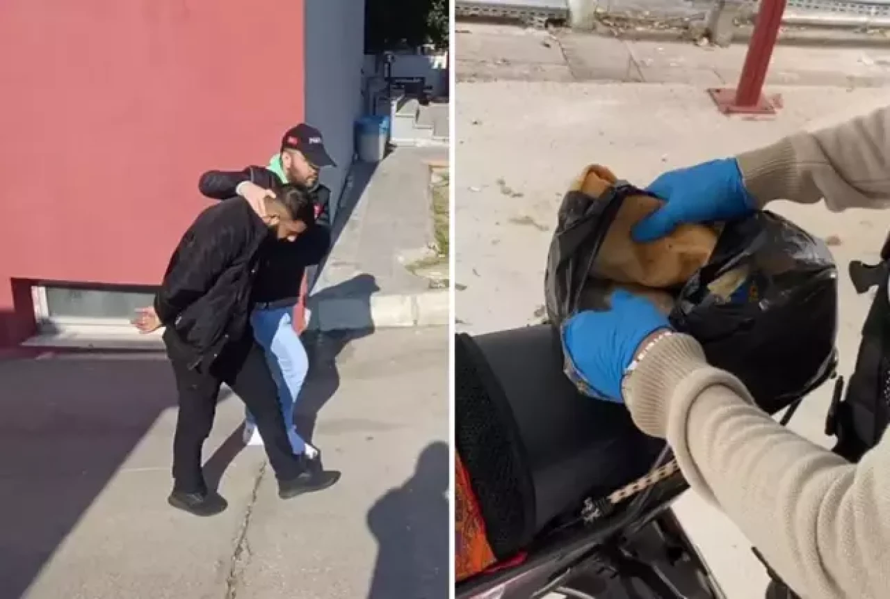 Adana’da ekmek arasında bakın ne saklamışlar!