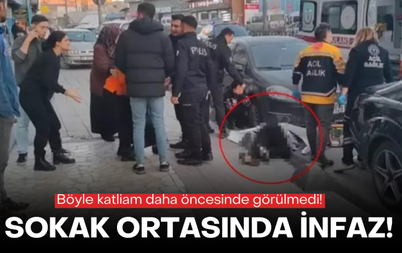 Sokak ortasında husumetlisini infaz etti!