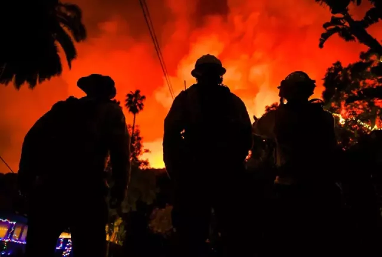 ABD'ye felaketi yaşatan yangında bir ilk yaşandı