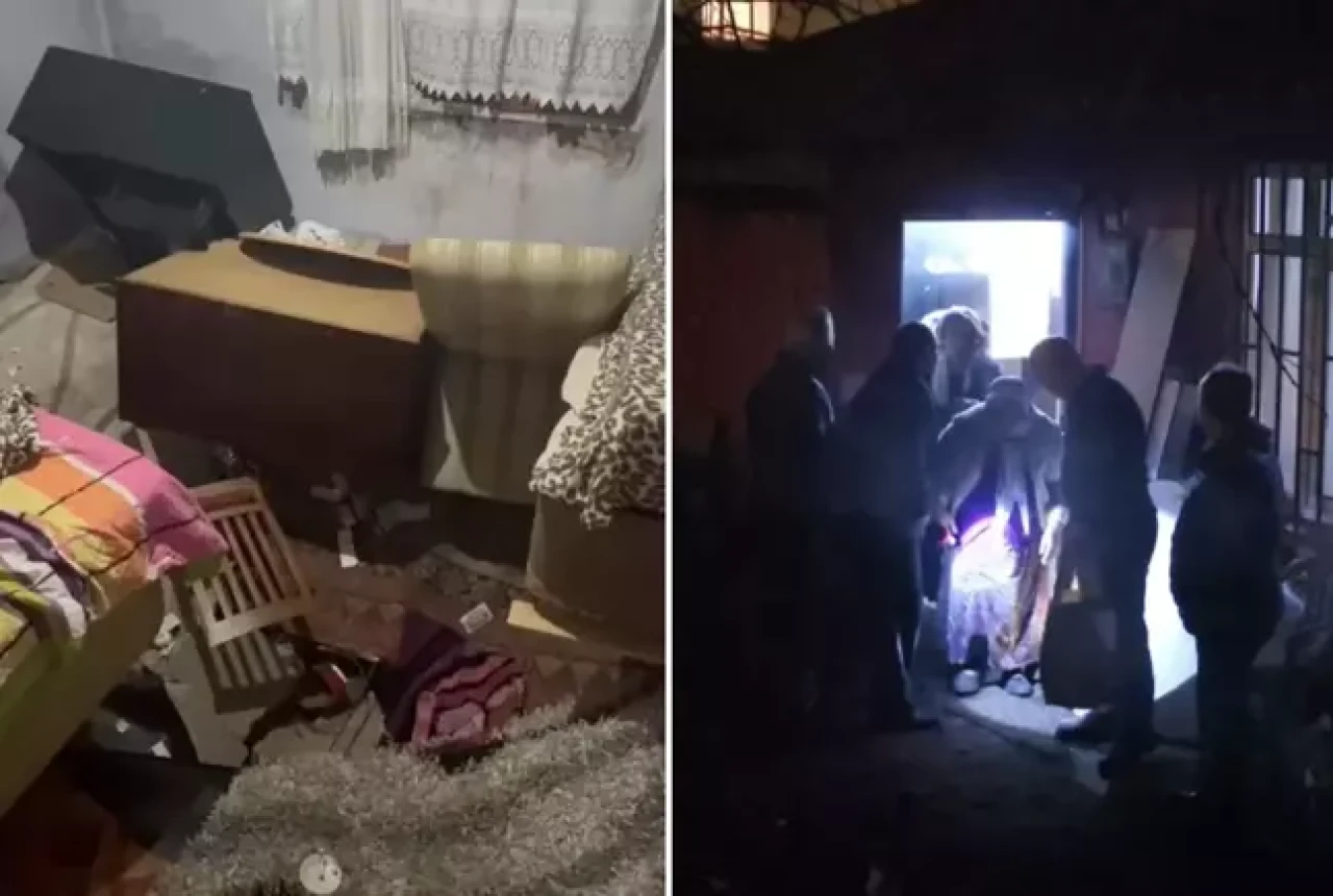 Gecekonduda çökme paniği: Ev mühürlendi!