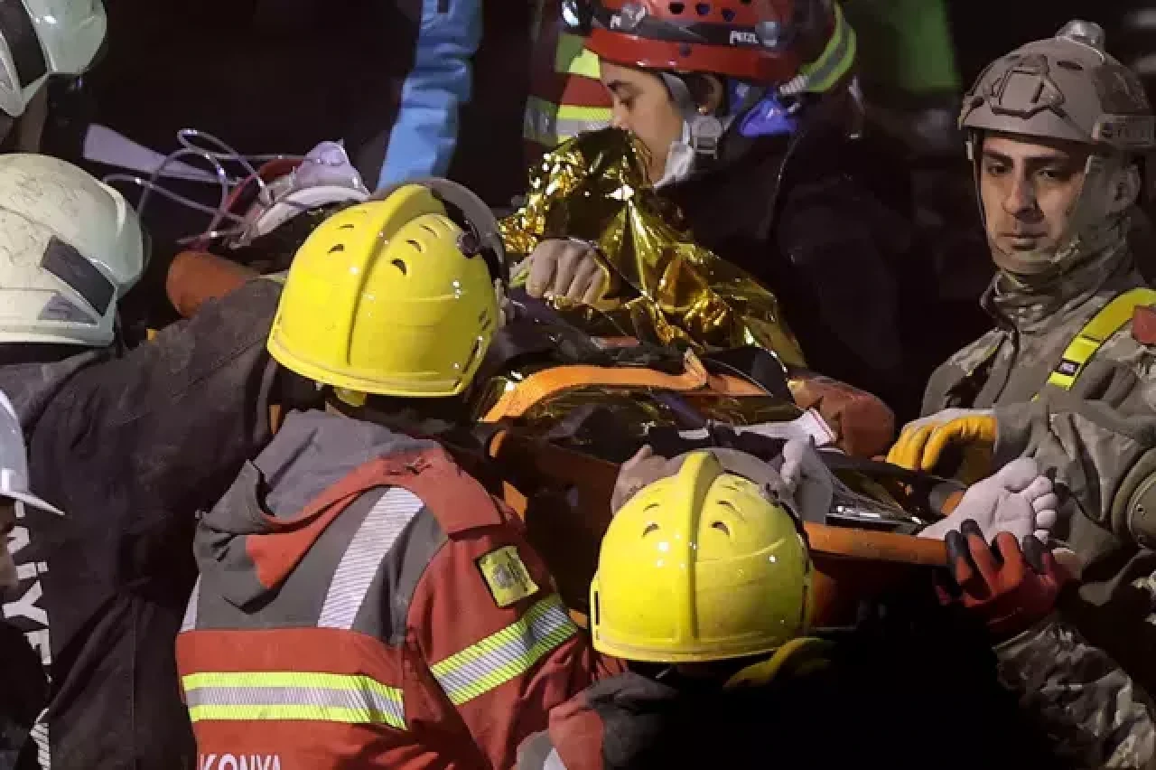Konya'da çöken binada sevindiren haberler: