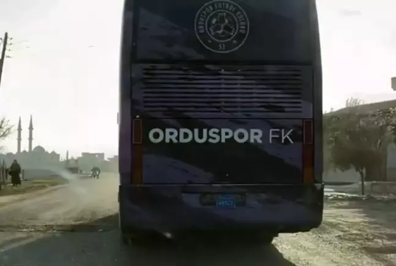 Orduspor otobüsü Suriye'de ne yapıyor? Gerçek ortaya çıktı