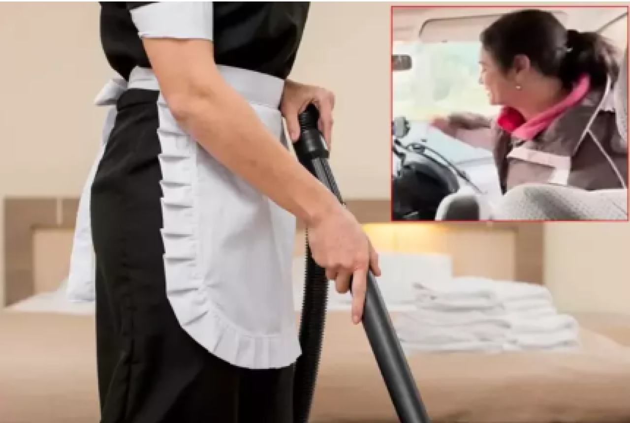 Ünlü oyuncu,  markette çalışıp evlere temizliğe gidiyor