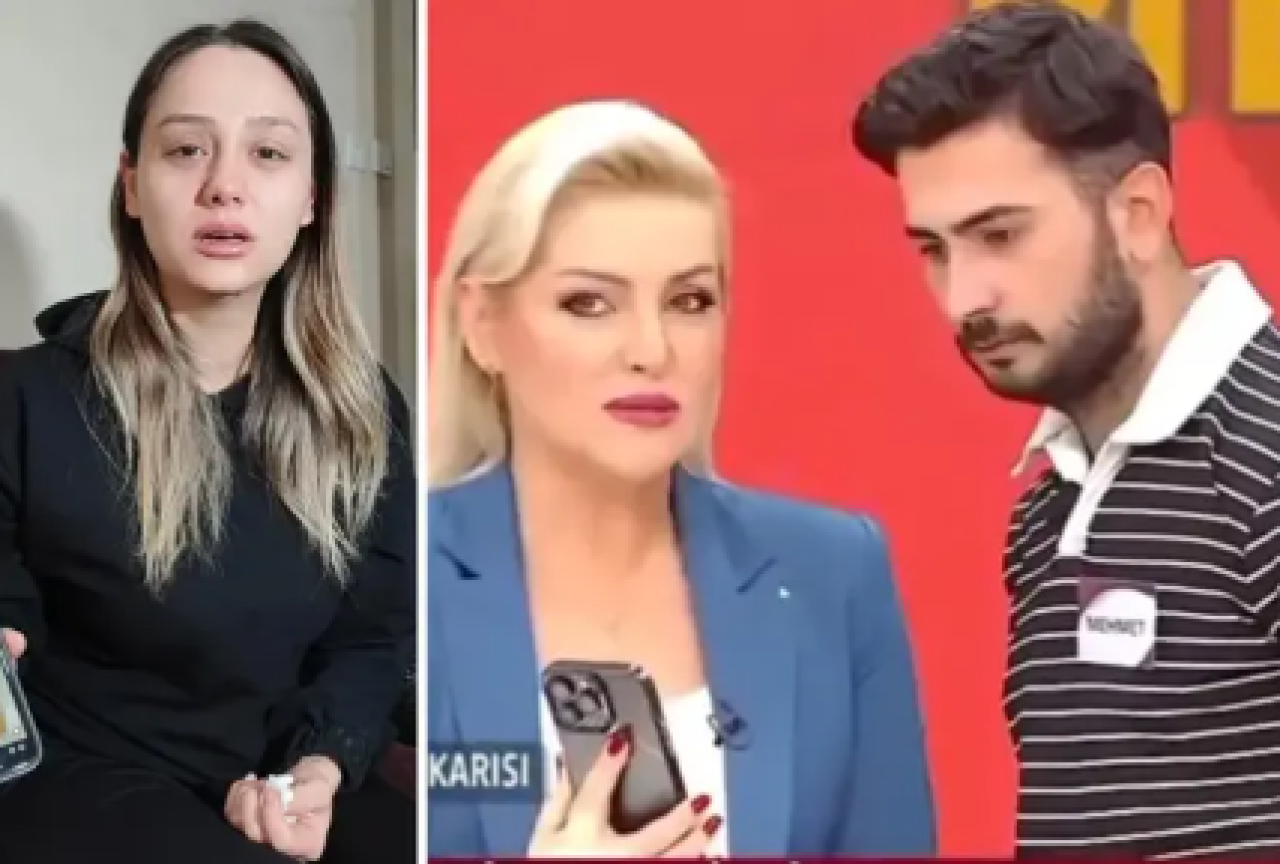 C.nsel içerikli videoyu canlı yayında kocasına izletti