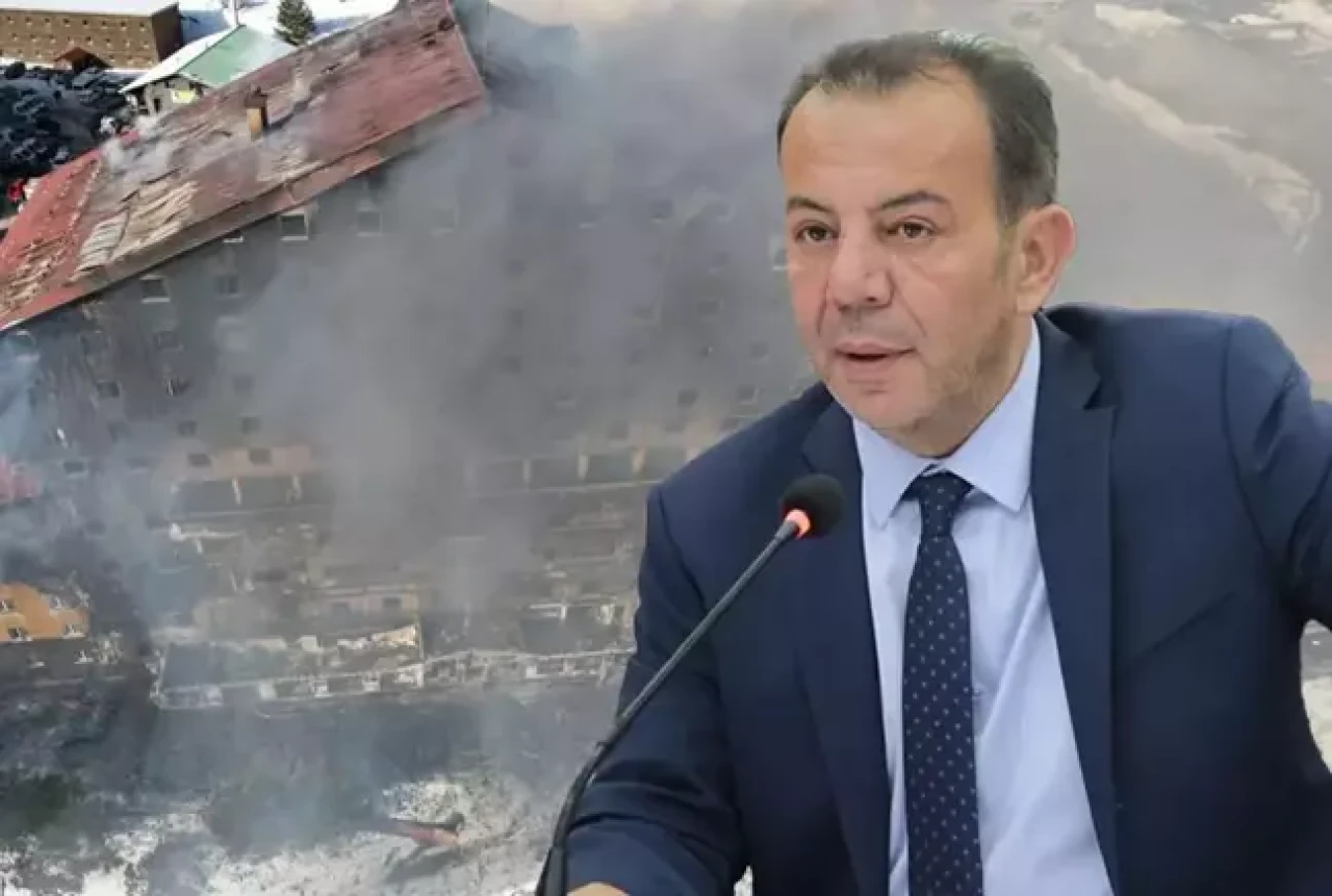 Bolu'daki bir otelde çıkan yangın sonrası Tanju Özcan'dan infial yaratacak açıklama