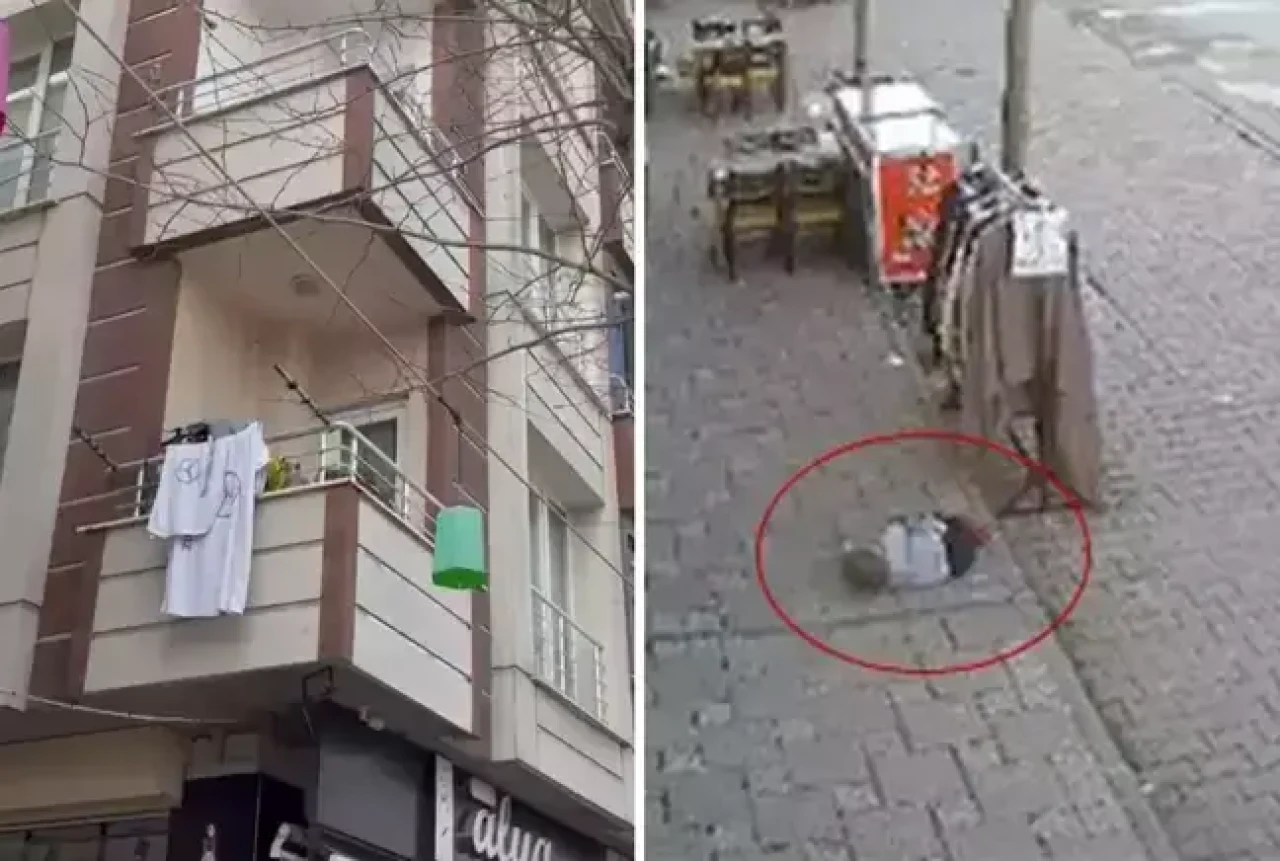 2 yaşındaki çocuk balkondan düştü!