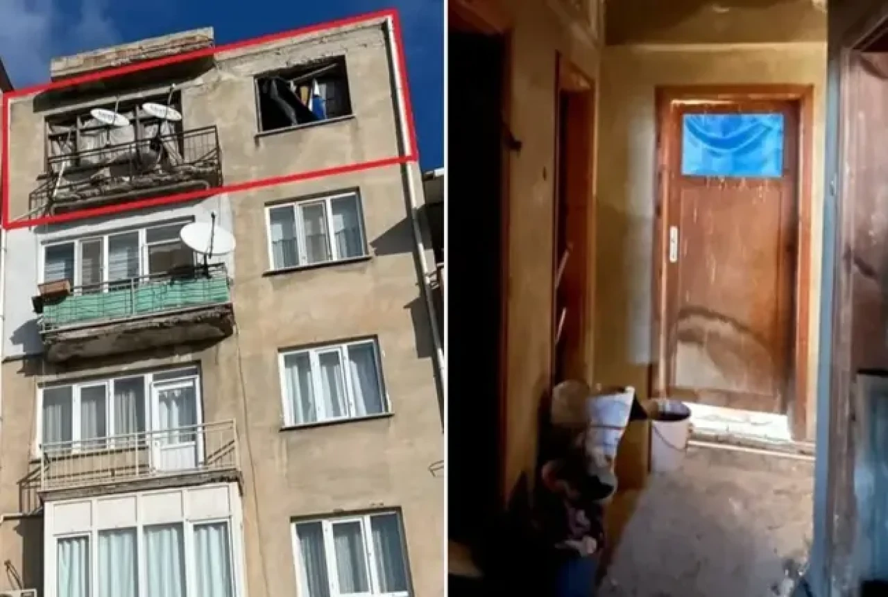 Yıkılmak üzere olan eve istenen para pes dedirtti!