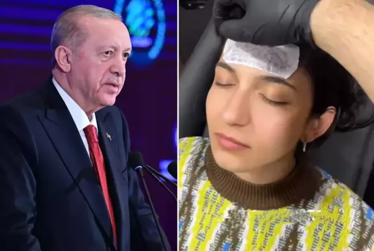 Erdoğan'a olan sevgisini,  yaptırdığı ilginç dövmeyle gösterdi