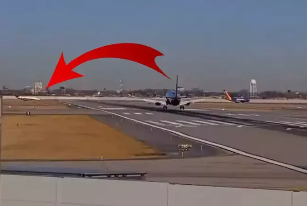 ABD'deki havalimanında faciadan dönüldü! Pilot yüzlerce yolcunun hayatını kurtardı