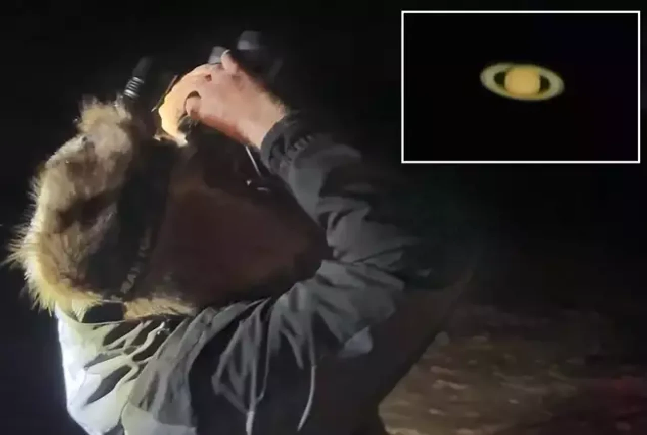 6 gezegenin yan yana sıralanması Bitlis'te böyle görüntülendi