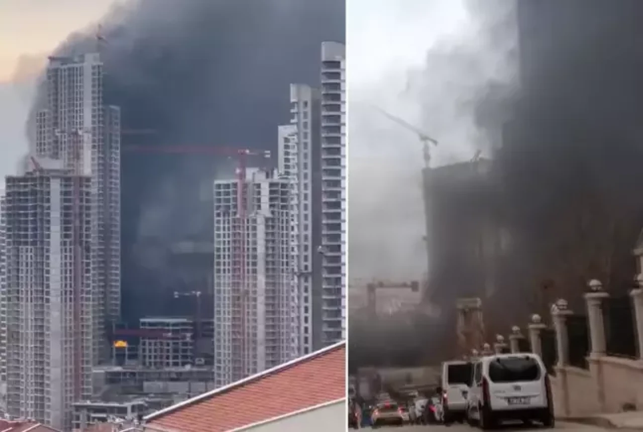 Ankara'da büyük yangın! Dumanlar gökyüzünü kapladı