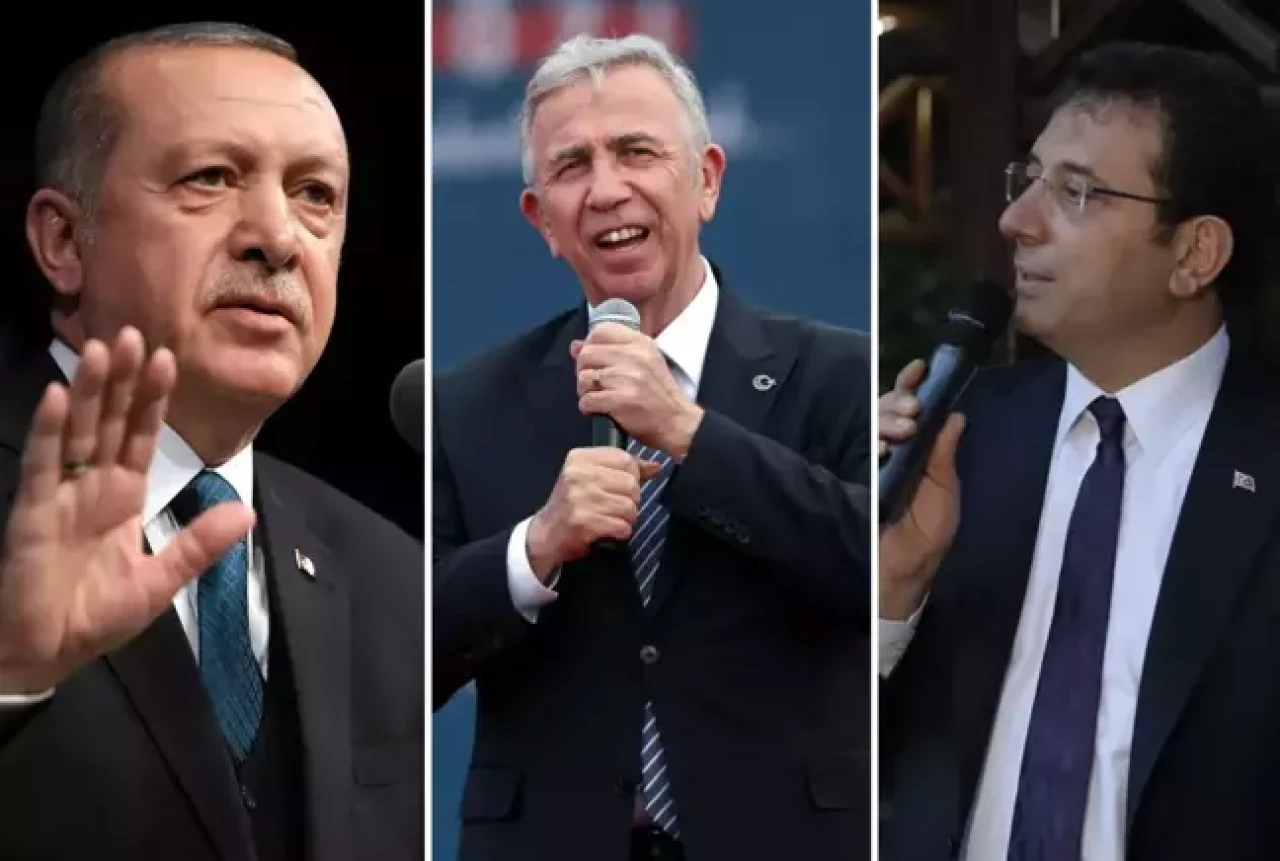 Erdoğan,  İmamoğlu,  Yavaş! İşte 3 isim arasında yapılan anketten çıkan sonuç