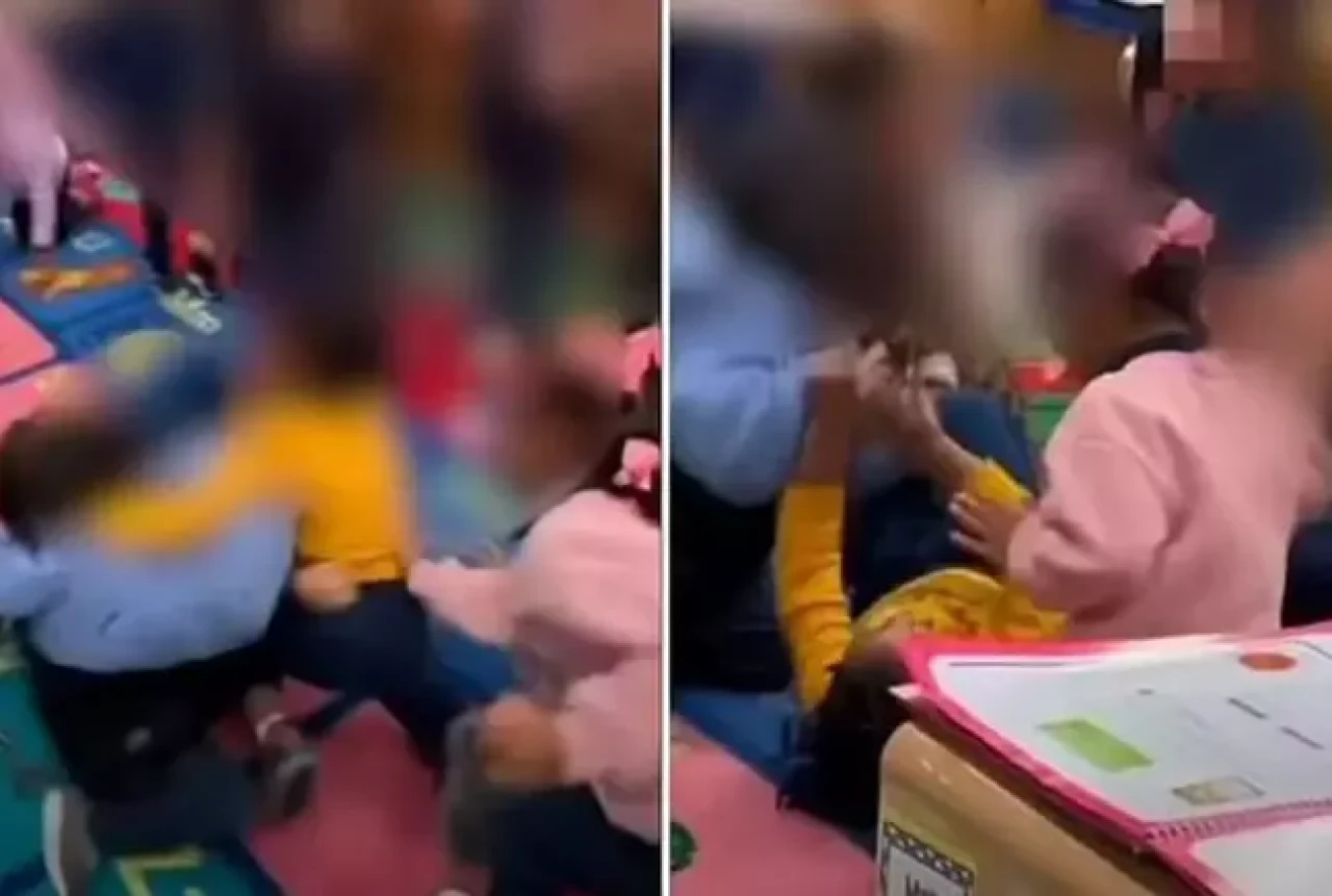 Öğretmenler,  4 yaşındaki çocuğun dövülmesini gülerek izledi