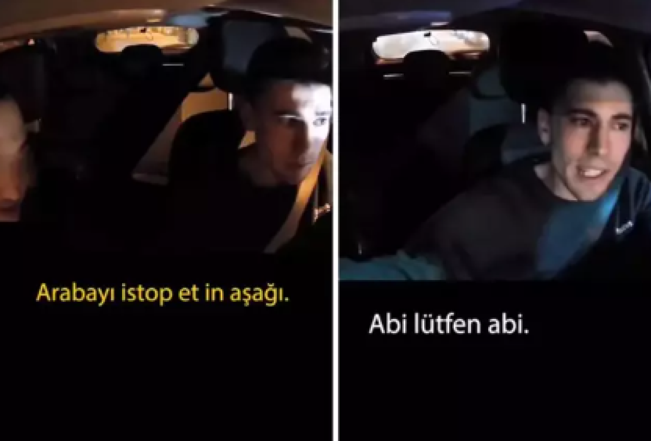 Taksicinin Martı Tag sürücüsüne yaptıkları sosyal medyada infial yarattı