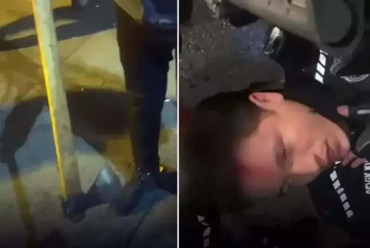 Ankara'da protestocular polise balta fırlattı